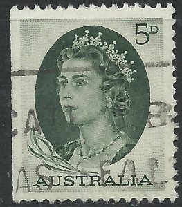 Australia 1963 - Queen Elizabeth 5d definitive - SG354 used