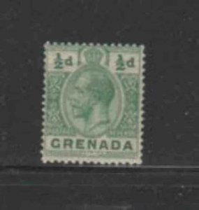 GRENADA #79 1913 1/2p KING GEORGE V MINT VF NH O.G aa