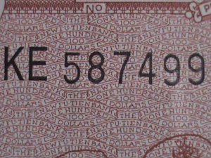 ​CHINA-THE FU-TIEN BANK $100 BANK NOTE PRINTING BY AMERICAN BANKNOTE CO.UNC-VF