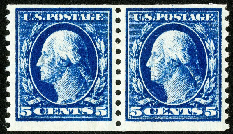 US Stamps # 447 MLH F-VF Pair 