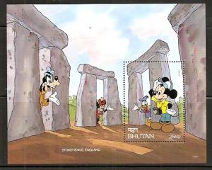 BHUTAN SHEET DISNEY