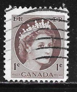 Canada 337: 1c Queen Elizabeth II, used, F-VF