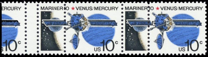 1557, Mint NH 10¢ Pair With Double Perforations Error Space Stamps - Stuart Katz