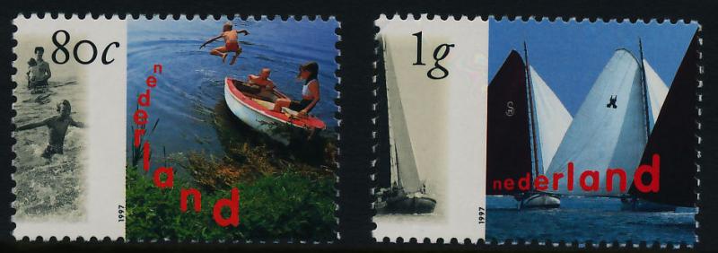 Netherlands 967-8 MNH Boats, Yachts, Water Recreation