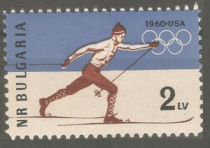 1960 Bulgaria 1153 1960 Olympic Games in Squaw Valley 1,50 €