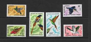 BIRDS - COMORO ISLANDS #69-72, C20-21