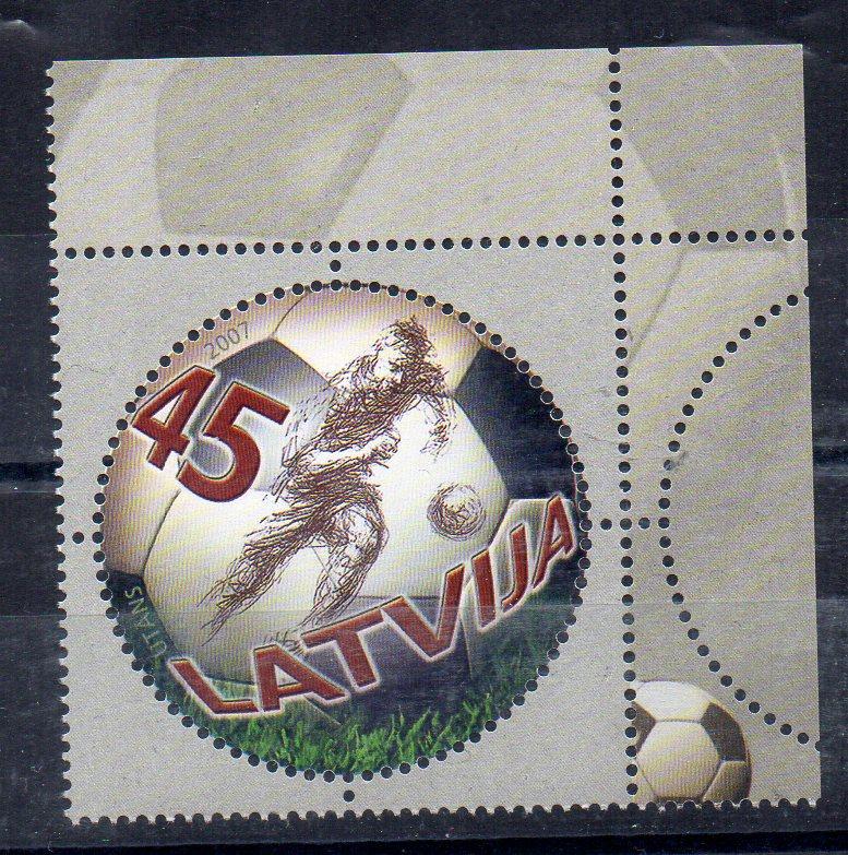 LATVIA - 2007 - FOOTBALL - SOCCER - 100 YEARS PROFFESIONNAL FOOTBALL -