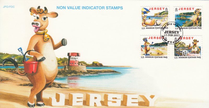 Jersey 1997 Tourism NVI  set on FDC