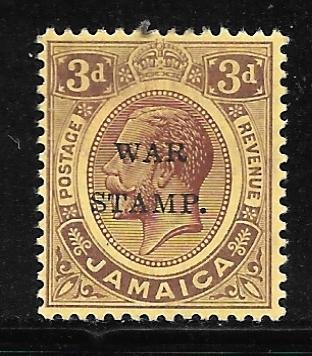 Jamaica MR6c: 3d George V, MH, F-VF