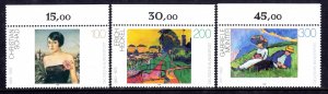 Germany 1994 Paintings Complete Mint MNH Set SC 1863-1865