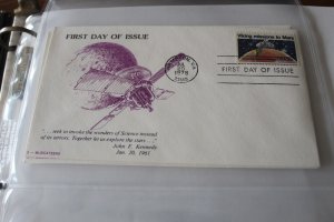 SPACE  COVER - VIKING FDC - 3 MUSCATEERS CACHET  SCOTT 1759  JULY 20, 1978 #1