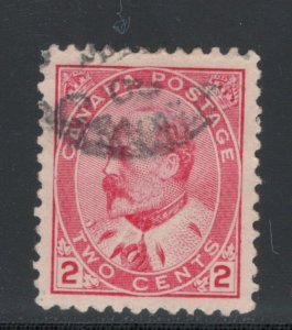 Canada 1903 King Edward VII 2c Scott # 90 Used