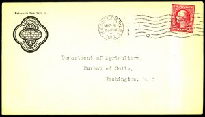 U.S. #391 USED ON COVER