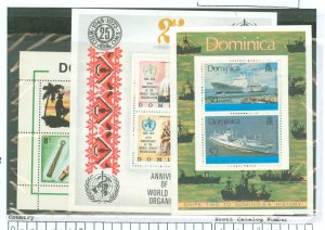 Dominica #303a/440a Mint (NH) Souvenir Sheet