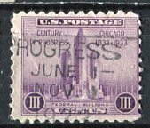 U.S.A.; 1933; Sc. # 729;  Used Single Stamp