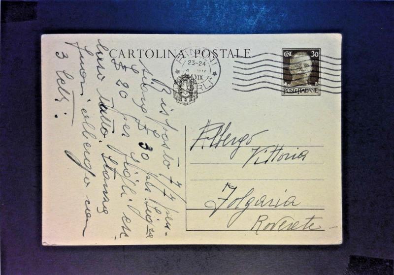 Italy 1941 Postal Stationary (Light Creasing) - Z835