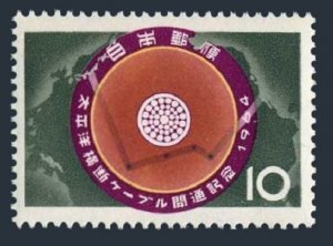 Japan 818 3 stamps, MNH. Michel 862. Transpacific cable, 1964.