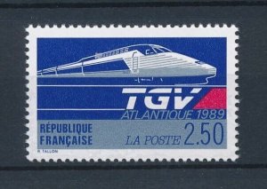 [113985] France 1989 Railway trains Eisenbahn TGV  MNH