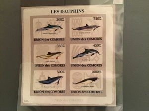 Comoro Islands 2009 Dolphins  mint never hinged stamp sheet R24064