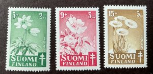 FINLAND MNH Semipostals #B98-B100 *1949*  Catalog $2.80