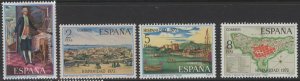 SPAIN SG2165/8 1972 SPAIN IN THE NEW WORLD MNH