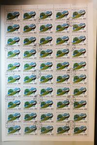 Worldwide Wildlife Full Stamp Sheet Collection Over 85 Sheets