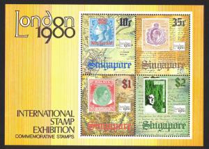 Singapore Sc#352a MNH 1980 10c-$2.00 Straits Settlements