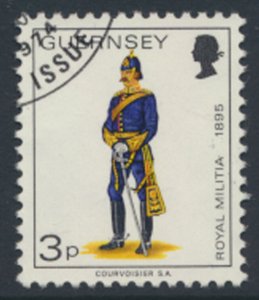 Guernsey SG 103  SC# 100 Militia  First Day of issue cancel see scan