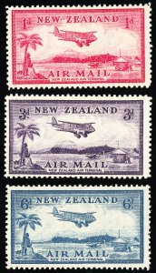 New Zealand Stamps # C6-8 MLH VF Scott Value $40.00