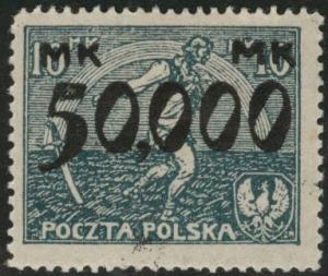 Poland Scott 197 MH*