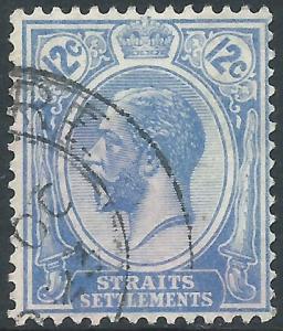 Straits Settlements, Sc #192, 12c Used