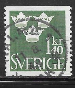 Sweden 397: 1.40k Three Crowns, used, F-VF