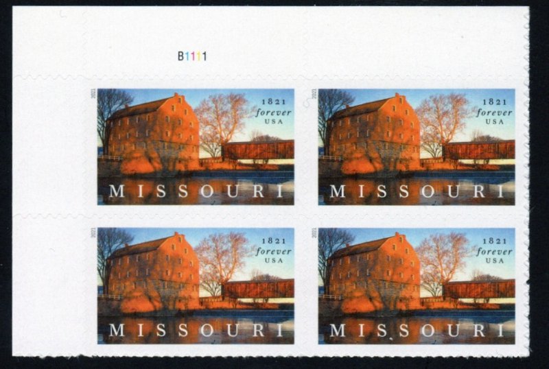 SC# 5626 - (55c) - Missouri Statehood Bicentennial - MNH plate Block/4