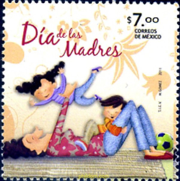 266796 MNH MEXICO 2011 DIA DE LA MADRE