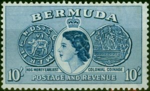 Bermuda 1957 10s Ultramarine SG149a Fine & Fresh MNH