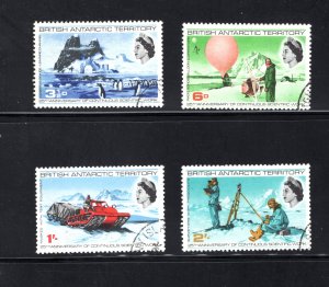 British Antarctic Territory #20-23, VF, Used, CV $8.10  ..... 0790006