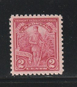 United States 643 Set MNH Green Mountain Boy (C)