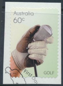 Australia SC# 3570  SG 3647  Used Golf  with fdc see details & scans