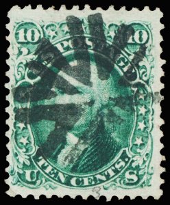 U.S. 1867 GRILLED ISSUES 89  Used (ID # 107892)