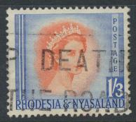 Rhodesia & Nyasaland SG 10 Sc# 150  Used  