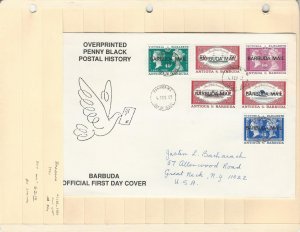 Barbuda Stamp Collection 1991, #1151-1157 First Day Cover