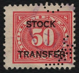 #RD9 50c Stock Transfer, Used [42] **ANY 5=FREE SHIPPING**