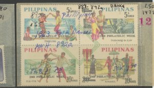 Philippines 887-92 ** mint NH dance (2301A 1972)