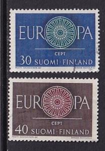 Finland   #376-377 used  1960    Europa