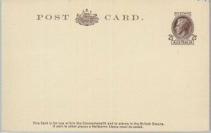 74764 - AUSTRALIA - POSTAL HISTORY - STATIONERY CARD Higgings & Gage # P39-