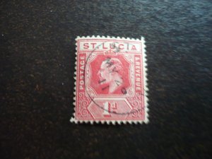 Stamps - St. Lucia - Scott# 44 - Used Part Set of 1 Stamp