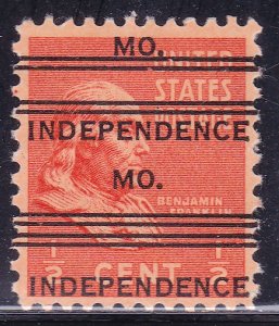 Precancel - Independence, MO DLE PSS 247 Double