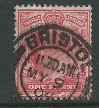 Great Britain - Edward VII SG 219  - 04 cancel