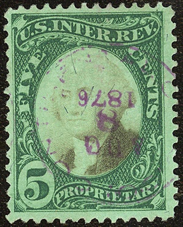 #RB5b, VF/XF, Pretty stamp! SCV $175