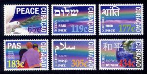 Curacao Sc# 185-90 MNH Peace